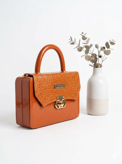 Crocs Head Wooden Purse