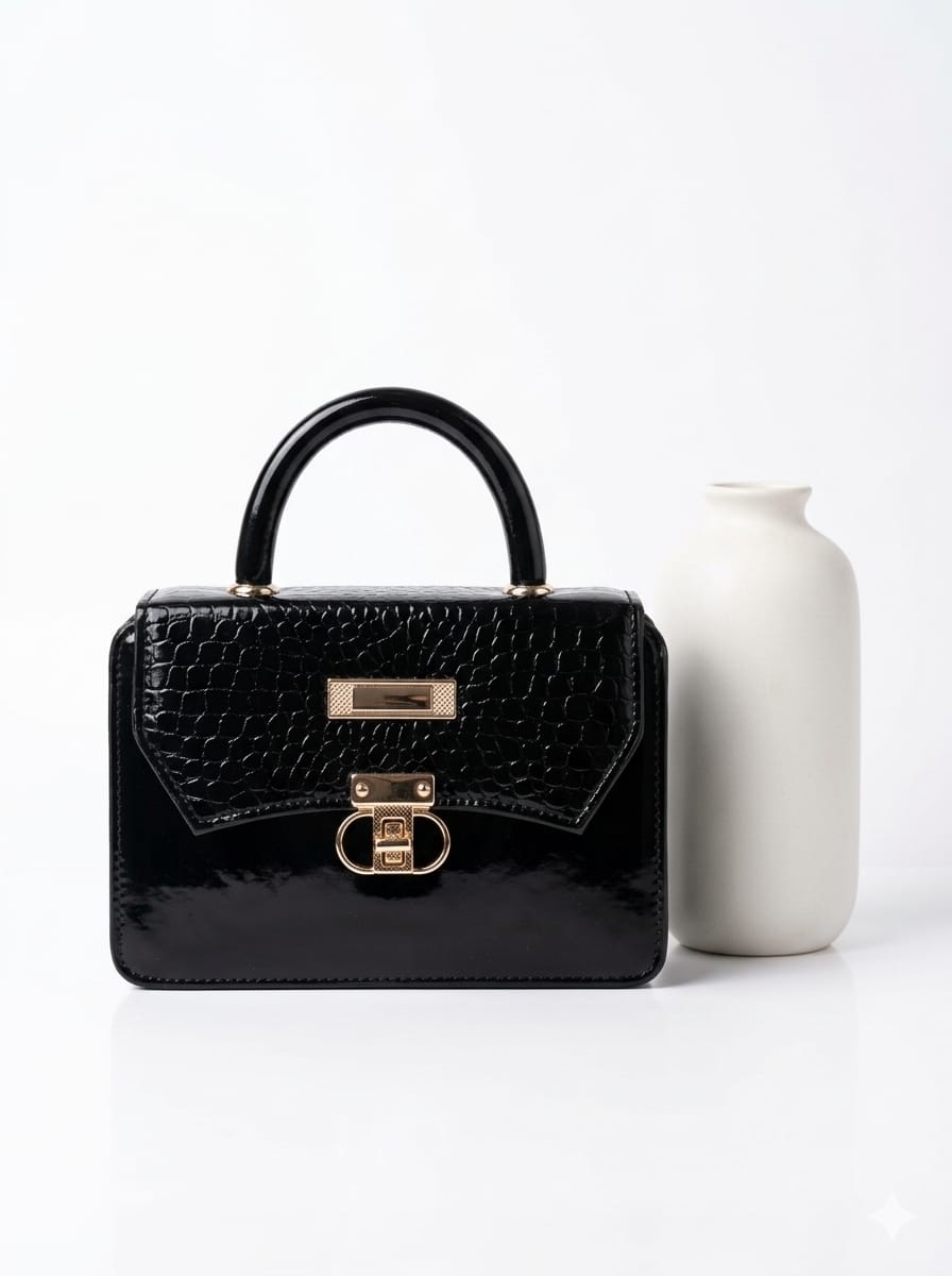 Crocs Head Wooden Purse