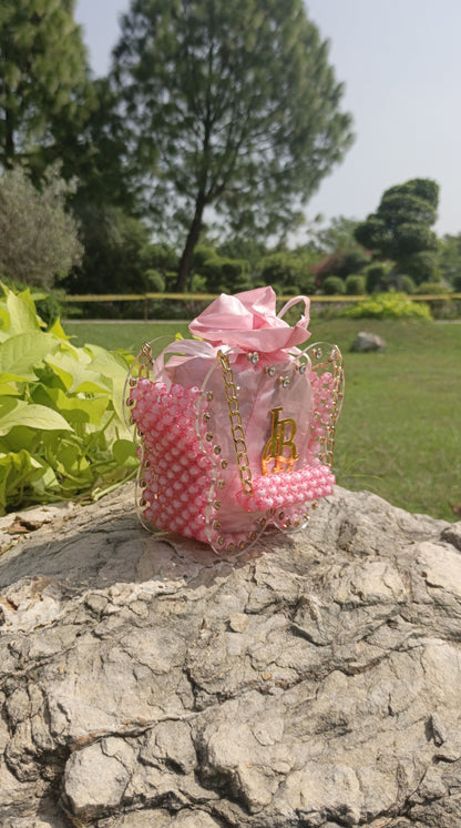Butterfly Shape, Pearl & Acrylic Purse