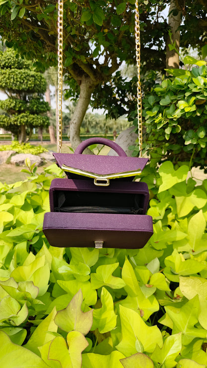 Shine Wooden Purse